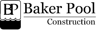 BP BAKER POOL CONSTRUCTION logo