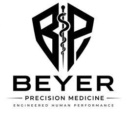 BP BEYER PRECISION MEDICINE ENGINEERED HUMAN PERFORMANCE logo