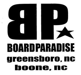 BP BOARD PARADISE GREENSBORO, NC BOONE, NC logo