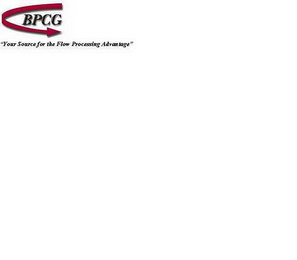 BPCG "YOUR SOURCE FOR THE FLOW PROCESSING ADVANTAGE" logo