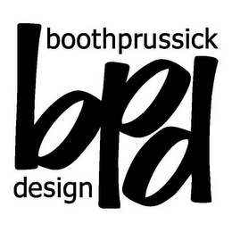 BPD BOOTHPRUSSICK DESIGN logo
