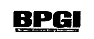 BPGI BUSINESS PRODUCTS GROUP INTERNATIONAL logo