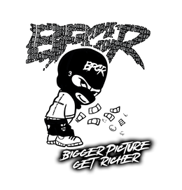 BPGR BIGGER PICTURE GET RICHER logo