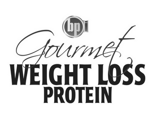 BPI GOURMET WEIGHT LOSS PROTEIN logo