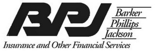 BPJ BARKER PHILLIPS JACKSON INSURANCE AND OTHER FINANCIAL SERVICES logo