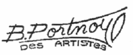 B.PORTNOY DES ARTISTES logo