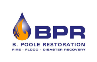 BPR B. POOLE RESTORATION FIRE · FLOOD · DISASTER RECOVERY logo