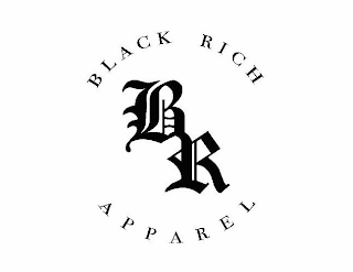 BR BLACK RICH APPAREL logo
