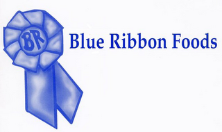 BR BLUE RIBBON FOODS logo
