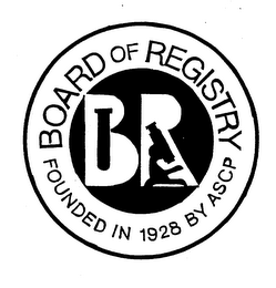 BR BOARD OF REGISTRY FOUNDED IN 1928 BY ASCP logo