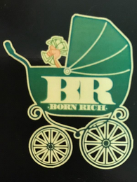 BR BORN RICH logo