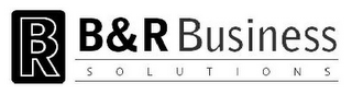 BR B&R BUSINESS SOLUTIONS logo