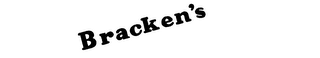 BRACKEN'S logo