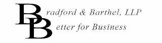 BRADFORD & BARTHEL, LLP BETTER FOR BUSINESS logo