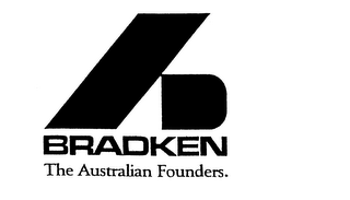 BRADKEN THE AUSTRALIAN FOUNDERS. logo