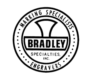 BRADLEY SPECIALTIES, INC. MARKING SPECIALISTS ENGRAVERS logo