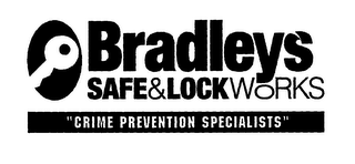 BRADLEYS SAFE & LOCKWORKS "CRIME PREVENTION SPECIALISTS" logo