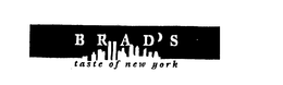 BRAD'S TASTE OF NEW YORK logo
