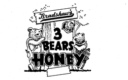 BRADSHAW'S 3 BEARS HONEY logo