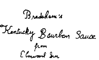 BRADSHAW'S KENTUCKY BOURBON SAUCE FROM ELMWOOD INN logo