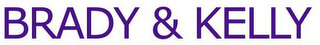 BRADY & KELLY logo