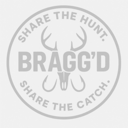 BRAGG'D SHARE THE HUNT. SHARE THE CATCH. logo