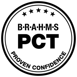 BRAHMS PCT PROVEN CONFIDENCE logo