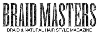 BRAID MASTERS BRAIDS & NATURAL HAIR STYLE MAGAZINE logo