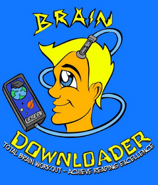 BRAIN DOWNLOADER TOTAL BRAIN WORKOUT-ACHIEVE READING EXCELLENCE EXCEL logo
