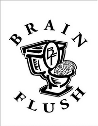 BRAIN FLUSH BF logo