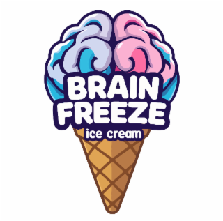 BRAIN FREEZE ICE CREAM logo