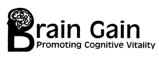 BRAIN GAIN PROMOTING COGNITIVE VITALITY logo