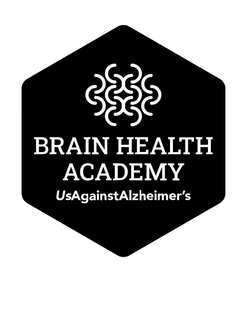 BRAIN HEALTH ACADEMY USAGAINSTALZHEIMER'S logo