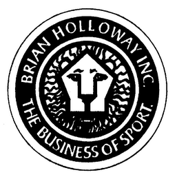 BRAIN HOLLOWAY INC. THE BUSINESS OF SPORTS logo