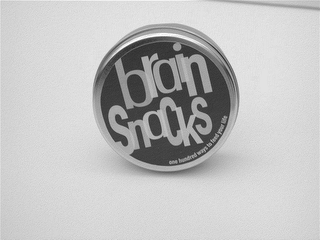 BRAIN SNACKS ONE HUNDRED WAYS TO FEED YOUR LIFE logo