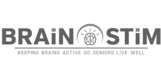BRAIN STIM KEEPING BRAINS ACTIVE SO SENIORS LIVE WELL logo