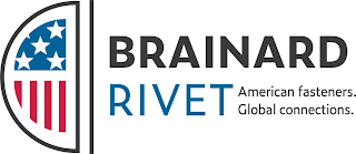 BRAINARD RIVET AMERICAN FASTENERS. GLOBAL CONNECTIONS. logo