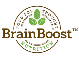 BRAINBOOST NUTRITION, FOOD FOR THOUGHT logo