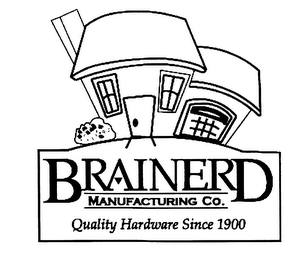 BRAINERD MANUFACTURING CO. QUALITY HARDWARE SINCE 1900 logo