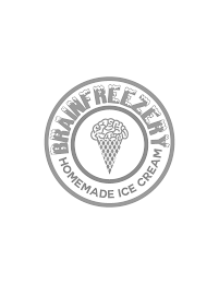 BRAINFREEZERY HOMEMADE ICE CREAM logo