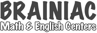 BRAINIAC MATH & ENGLISH CENTERS logo