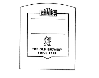 BRAINS THE OLD BREWERY SINCE 1713 logo