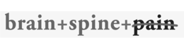 BRAIN+SPINE+PAIN logo