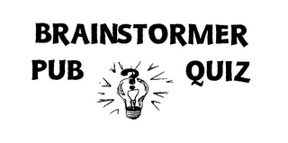 BRAINSTORMER PUB QUIZ logo