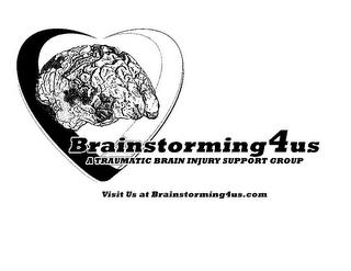 BRAINSTORMING4US A TRAUMATIC BRAIN INJURY SUPPORT GROUP VISIT US AT BRAINSTORMING4US.COM logo