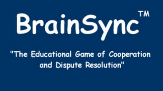 BRAINSYNC "THE EDUCATIONAL GAME OF COOPERATION AND DISPUTE RESOLUTION" logo