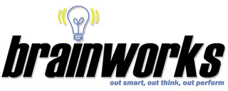 BRAINWORKS OUT THINK, OUT SMART, OUT PERFORM logo