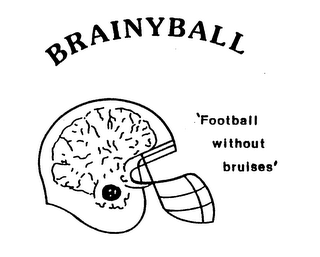 BRAINYBALL 'FOOTBALL WITHOUT BRUISES' logo
