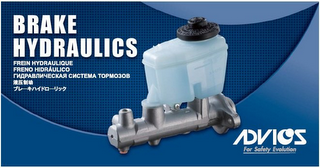 BRAKE HYDRAULICS FREIN HYDRAULIQUE FRENO HIDRAULICO ADVICS FOR SAFETY EVOLUTION logo