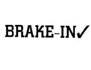 BRAKE-IN logo